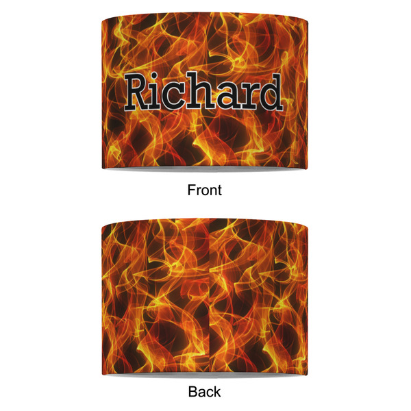 Fire 8" Drum Lampshade - APPROVAL (Fabric)