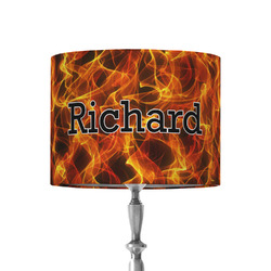 Fire 8" Drum Lamp Shade - Fabric (Personalized)