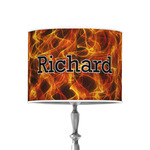 Fire 8" Drum Lamp Shade - Poly-film (Personalized)