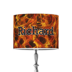 Fire 8" Drum Lamp Shade - Poly-film (Personalized)