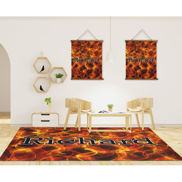 Fire 8'x10' Indoor Area Rugs - IN CONTEXT