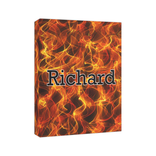 Fire 8x10 - Canvas Print - Angled View