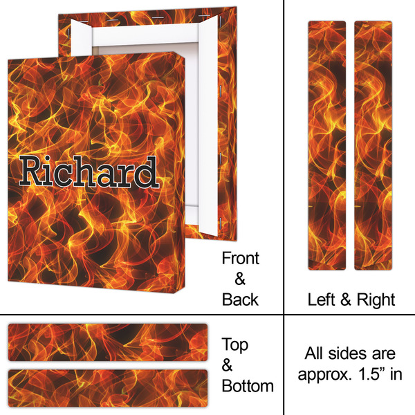 Fire 8x10 - Canvas Print - Approval