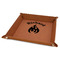 Fire 9" x 9" Leatherette Snap Up Tray - FOLDED