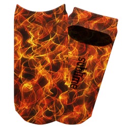 Fire Adult Ankle Socks (Personalized)