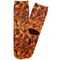 Fire Adult Crew Socks - Single Pair - Front and Back