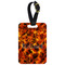 Fire Metal Luggage Tag w/ Name or Text