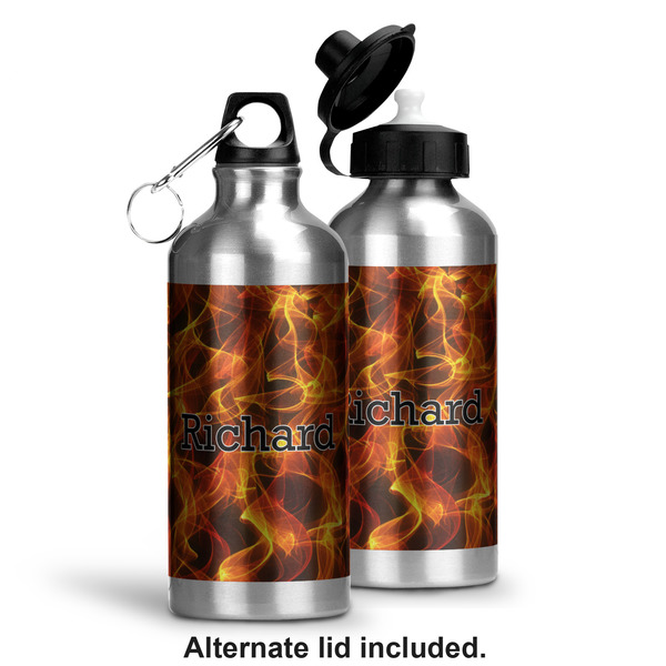Fire Aluminum Water Bottle - Alternate lid options