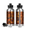 Fire Aluminum Water Bottle - Front and Back
