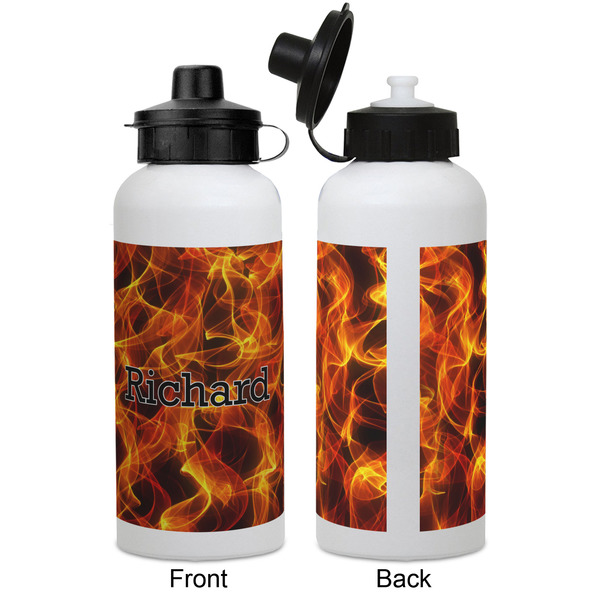 Fire Aluminum Water Bottle - White APPROVAL