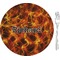 Fire 8" Glass Appetizer / Dessert Plates - Single or Set (Personalized)