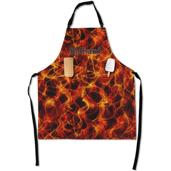 Custom Fire Apron With Pockets w/ Name or Text