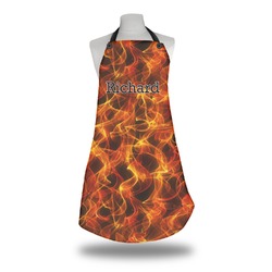 Fire Apron w/ Name or Text