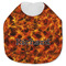 Fire Jersey Knit Baby Bib w/ Name or Text