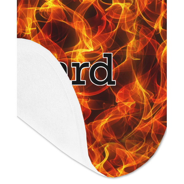 Fire Baby Bib - AFT detail