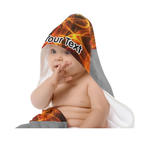 Fire Baby Hooded Towel on Child