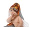 Fire Baby Hooded Towel on Child