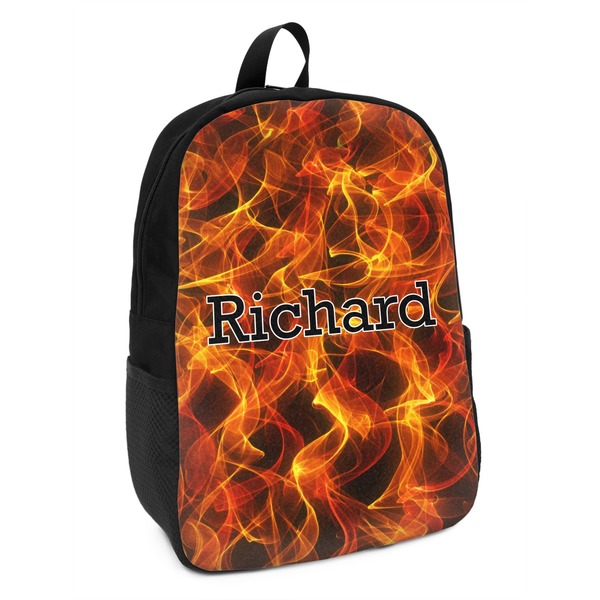 Custom Fire Kids Backpack (Personalized)