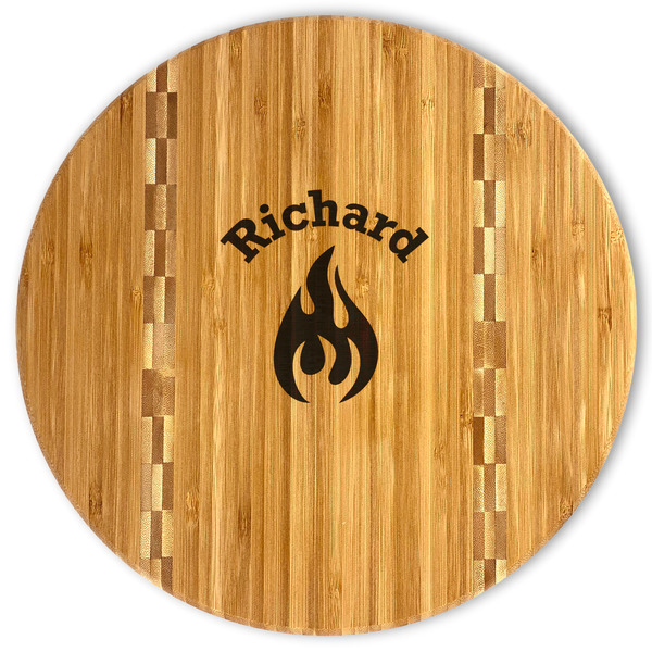 Custom Fire Bamboo Cutting Board (Personalized)