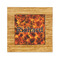 Fire Bamboo Trivet with 6" Tile - FRONT