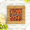 Fire Bamboo Trivet with 6" Tile - LIFESTYLE