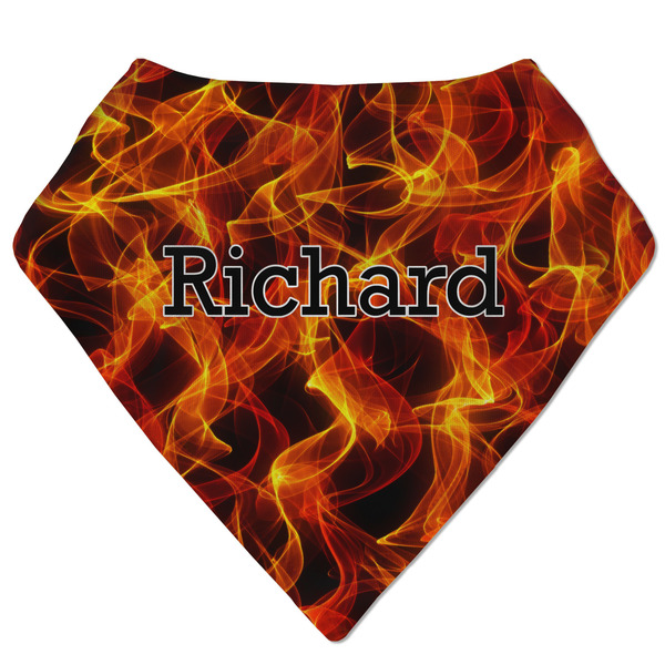Custom Fire Bandana Bib (Personalized)