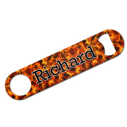 Fire Bar Bottle Opener w/ Name or Text