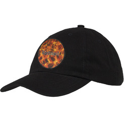 Fire Baseball Cap - Black (Personalized)
