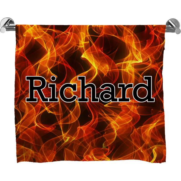 Custom Fire Bath Towel (Personalized)