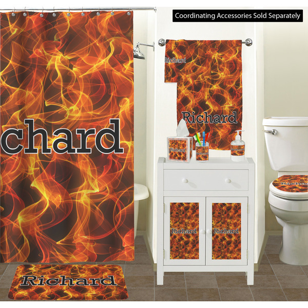 Fire Bathroom Scene