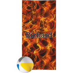 Fire Beach Towel (Personalized)