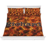 Fire Comforter Set - King (Personalized)