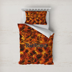 Fire Duvet Cover Set - Twin (Personalized)