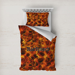 Fire Duvet Cover Set - Twin XL (Personalized)