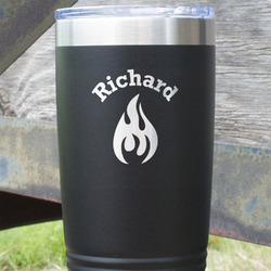 Fire 20 oz Stainless Steel Tumbler (Personalized)