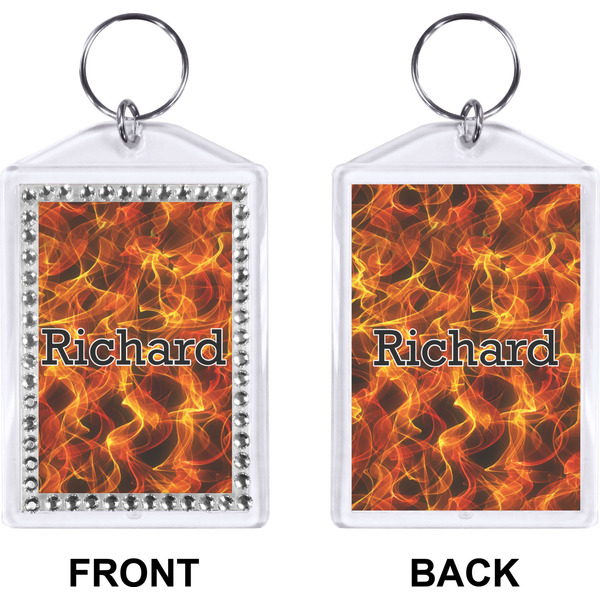 Fire Bling Keychain (Front + Back)