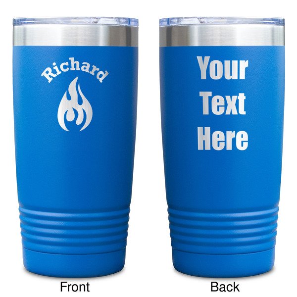 Fire Blue Polar Camel Tumbler - 20oz - Double Sided - Approval