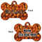 Fire Bone Shaped Dog ID Tag - Large - Approval