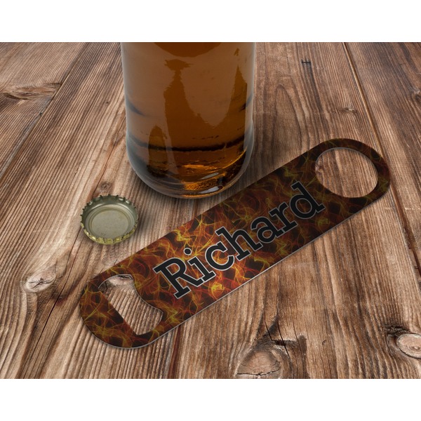 Fire Bottle Opener - In Use