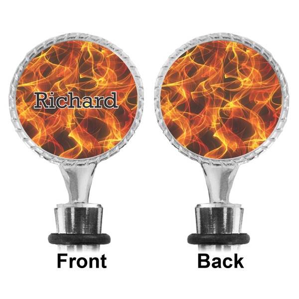 Fire Bottle Stopper - Front and Back