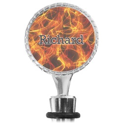 Fire Wine Bottle Stopper (Personalized)