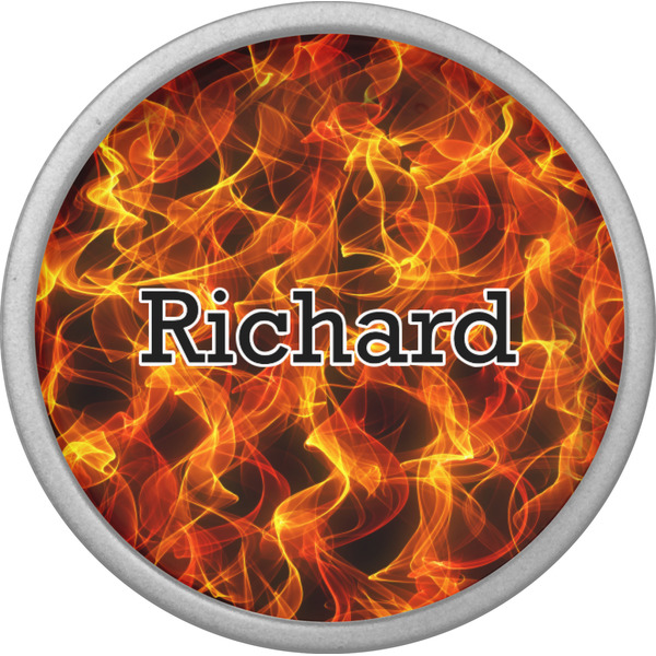 Fire Cabinet Knob - Nickel - Front