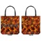 Fire Canvas Tote - Front and Back