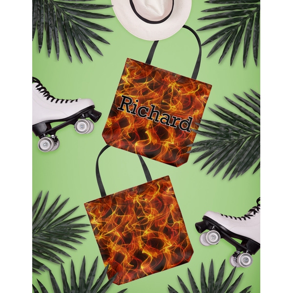 Fire Canvas Tote Lifestyle Front and Back