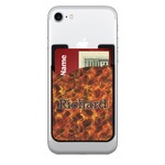 Fire 2-in-1 Cell Phone Credit Card Holder & Screen Cleaner (Personalized)