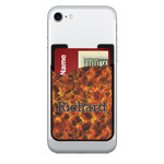 Fire 2-in-1 Cell Phone Credit Card Holder & Screen Cleaner (Personalized)