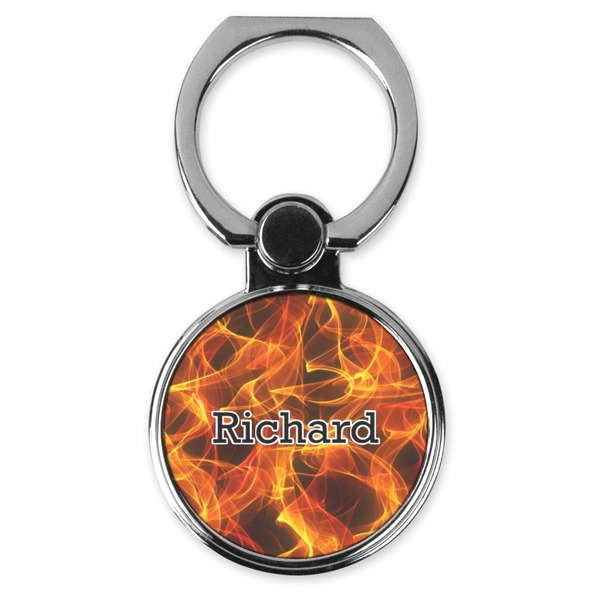 Custom Fire Cell Phone Ring Stand & Holder (Personalized)