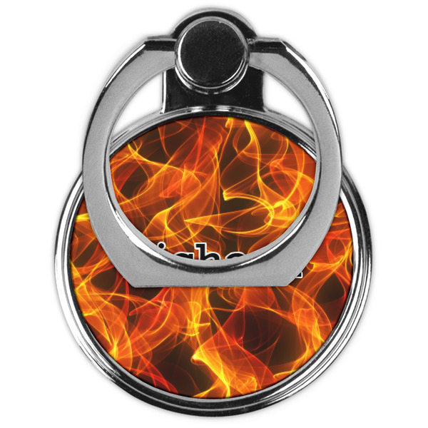 Fire Cell Phone Ring Stand & Holder - Front (Collapsed)