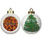 Fire Ceramic Christmas Ornament - X-Mas Tree (APPROVAL)
