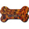 Fire Ceramic Dog Ornament - Front & Back w/ Name or Text